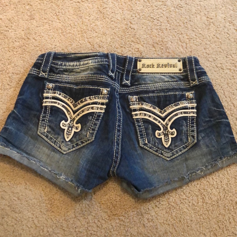 Rock revival denim short. Like new!